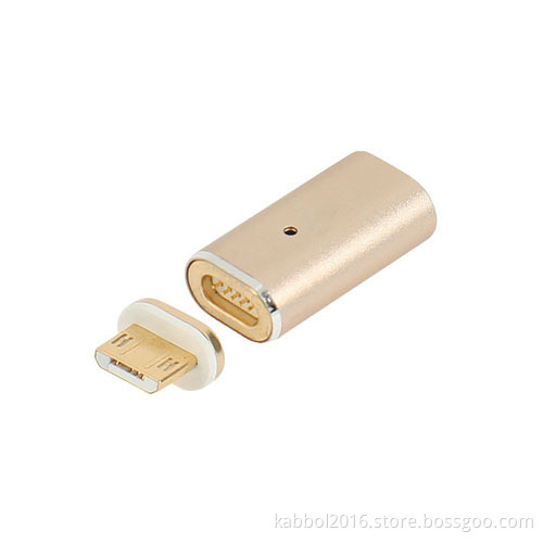 Metal Magnetic Connection LED USB Cable High Speed Date Sync Charging Cable USB Micro Magnetic Cable Metal Magnetic USB Cable